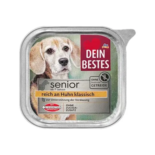ووم سگ سنیور دین بستس با طعم مرغ و برنج